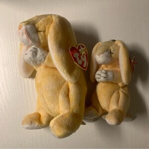 Ty Grace Praying Soft Yellow Bunny Duo Set